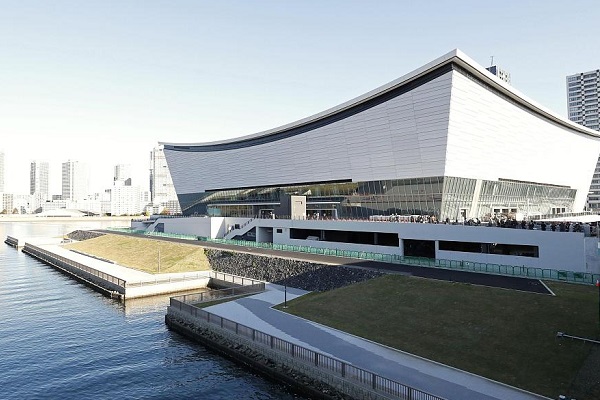 Indoor arena for 2020 Olympics and Paralympics opened in Tokyo