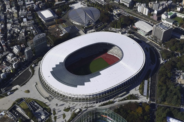 Construction completed at Tokyo’s new Olympic Stadium