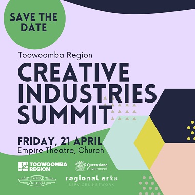 Toowoomba Creative Industry Summit to examine arts sector’s current and future trends