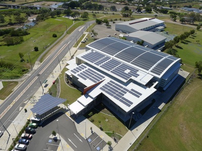 Townsville sport stadium becomes a solar power station