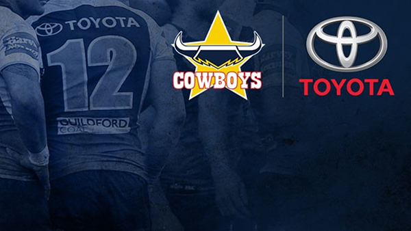 Toyota Australia continues its partnership with NRL Cowboys