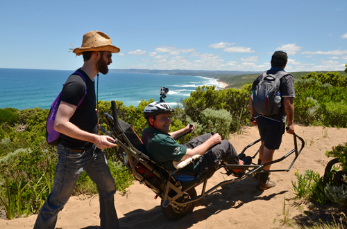 Free all-terrain wheelchair for Great Ocean Walk