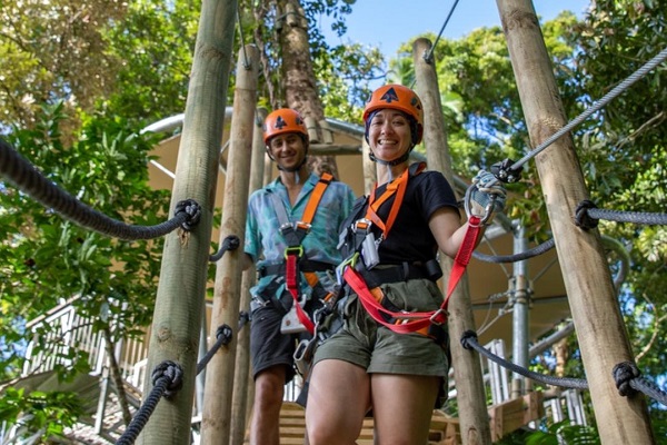 Daintree zip line attraction reopens under Experience Co management and with new branding