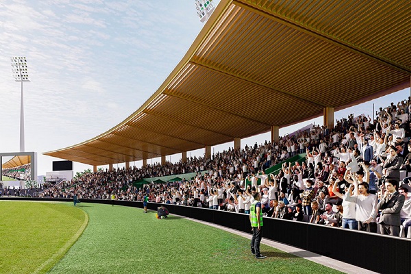 First stage of redevelopment of Launceston’s UTAS Stadium to feature new grandstand