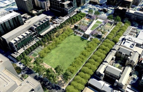 City of Melbourne releases concepts for the renewal of University Square