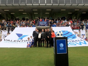 Football NSW unveils refurbised Valentine Sports Park