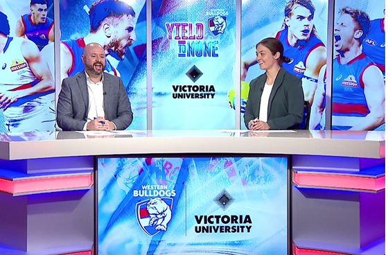 Victoria University partner with AFL’s Western Bulldogs to present VU Data Lab