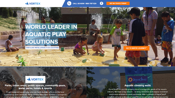 Vortex Aquatic Playgrounds: new name, new website, same incredible products