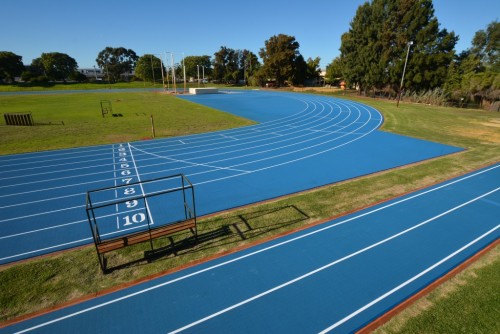 World-class track laid at WA Athletics Stadium