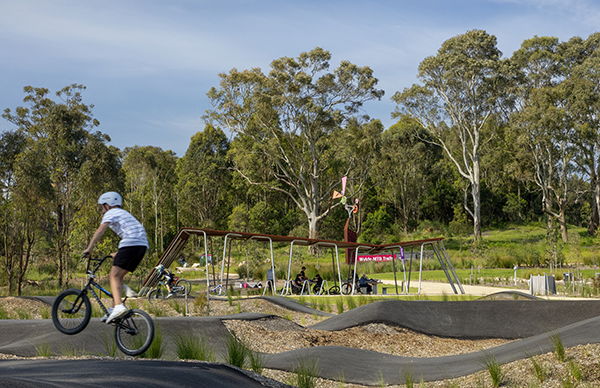 Australia’s newest and largest combined mountain bike and BMX facility at Western Sydney Parklands heralded a success