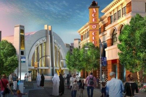 Rides revealed as Warner Bros World Abu Dhabi construction moves forward