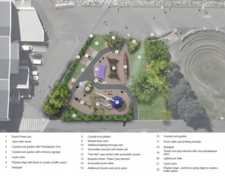 Work recommences on more cost-effective Frank Kitts Park playground