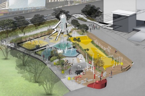 Wellington City Council release concept for innovative new playground