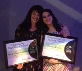 Two West Wave staff win New Zealand Fitness Awards