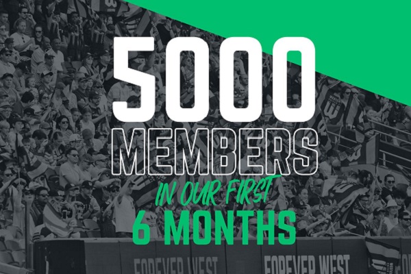 Western United reaches 5,000 members milestone in first A-League season