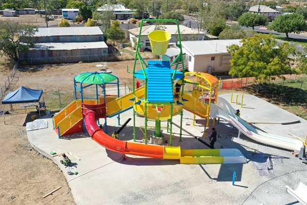 Winton aquatic playground approaches completion