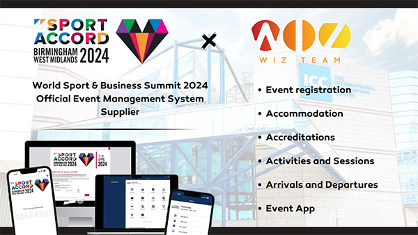 Wiz-Team to support SportAccord 2024 and local organisers with smart event management solutions