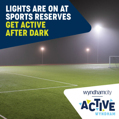 Wyndham City sporting facilities light up for increased participation