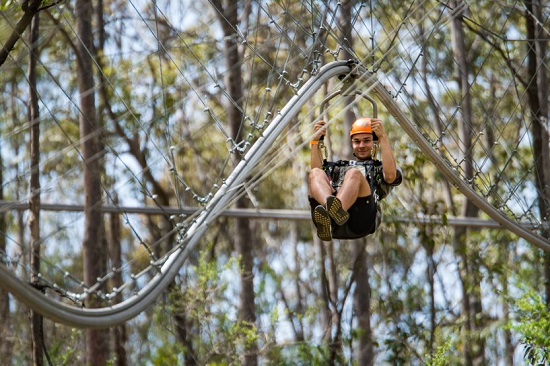 World’s fastest rollercoaster zip line takes off in Sydney