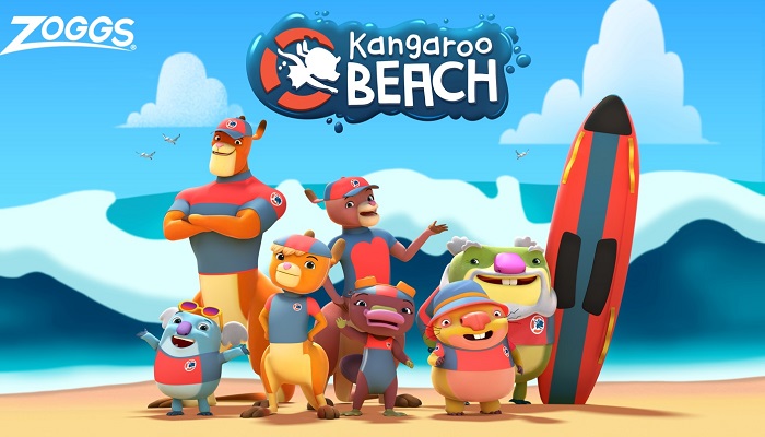 Zoggs partners with ABC animation series Kangaroo Beach to promote products and water safety