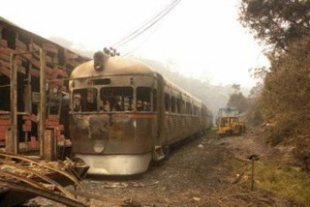 Bushfires devastate Lithgow’s Zig Zag Railway