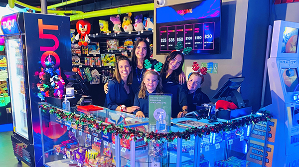 Embed provides integrated cashless solutions to Zone Out Arcade Nelson Bay