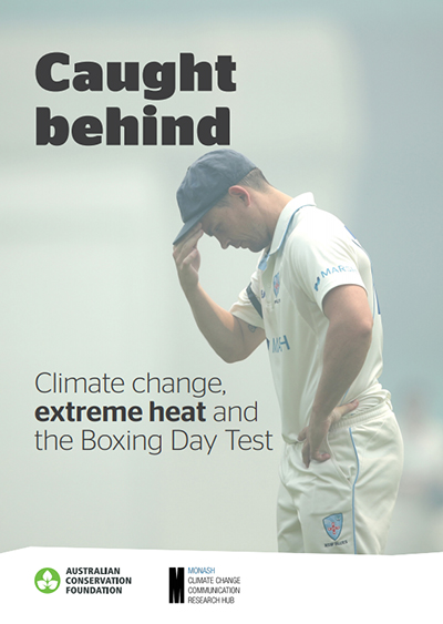 Research finds Australian cricket not ready for challenges of climate change