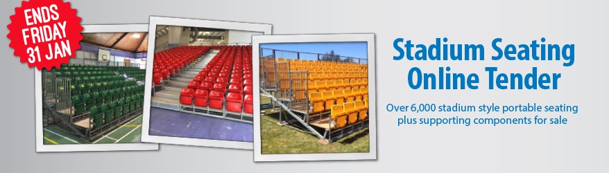 Tender: 6,000 stadium style portable seats