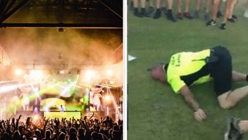 Festival gatecrasher jailed over ‘cowardly attack’ on security guard