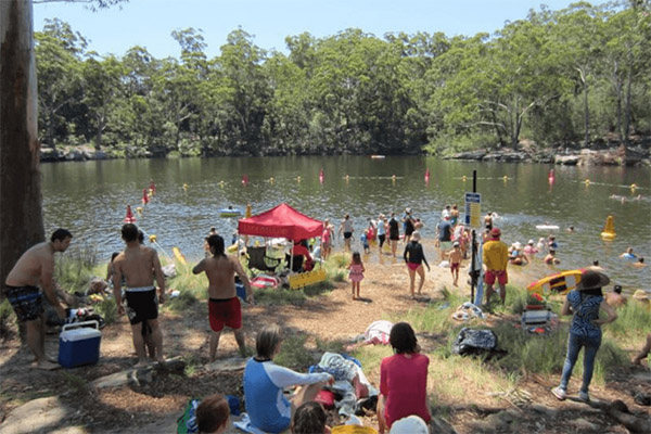 Concept plans revealed for upgrades to popular swimming area at Lake Parramatta
