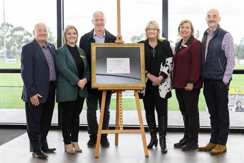 New football pavilion opened as part of MacPherson Park Recreation Reserve