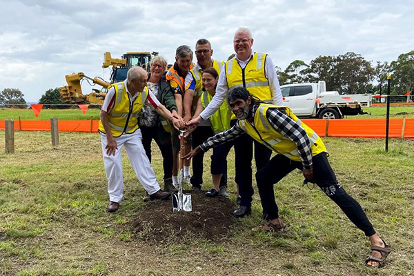 Works commence on contemporary regional sporting facility for Shoalhaven