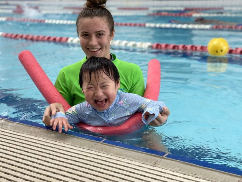 New partnership between The Y NSW and Rainbow Club makes swimming lessons more accessible for young people with a disability