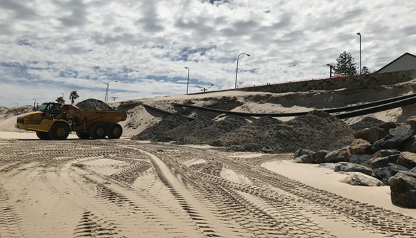 Sand carting continues to prevent erosion of Adelaide’s metropolitan beaches