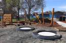 Moduplay Trampolines installed at Curtis Park playground