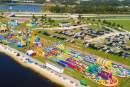 World’s largest inflatable theme park continues tour of Australian cities