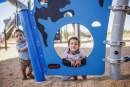 KOMPAN uses up to 95% recycled materials in playground equipment