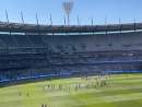 Fire scare prompts partial evacuation of the MCG during Collingwood vs Crows clash