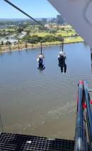 Perth’s Matagarup Bridge zip-line attraction officially opens