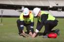 Perth Stadium playing surface installation completed