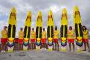 Surf Life Saving Australia unveils new Pride Surf Rescue Board ahead of Sydney WorldPride