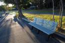 Replas recycled park seating installed in Bendigo play space