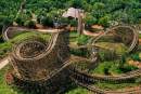 Vietnam’s Sun World park opens south east Asia’s first wooden rollercoaster