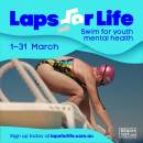 Zoggs Australia returns as Principal Partner for Laps for Life event to support youth mental wellness