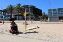 City of Port Phillip trials new motorised recreational wheelchair at St Kilda Beach